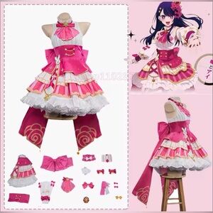 Oshi No Ko Idol Stage Hoshino Ai Anime Cosplay Dress